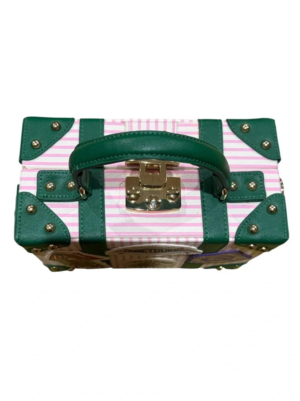 HoneyDukes Harry Potter Pink & Green Patchwork Trunk Bag Crossbody, Brand New